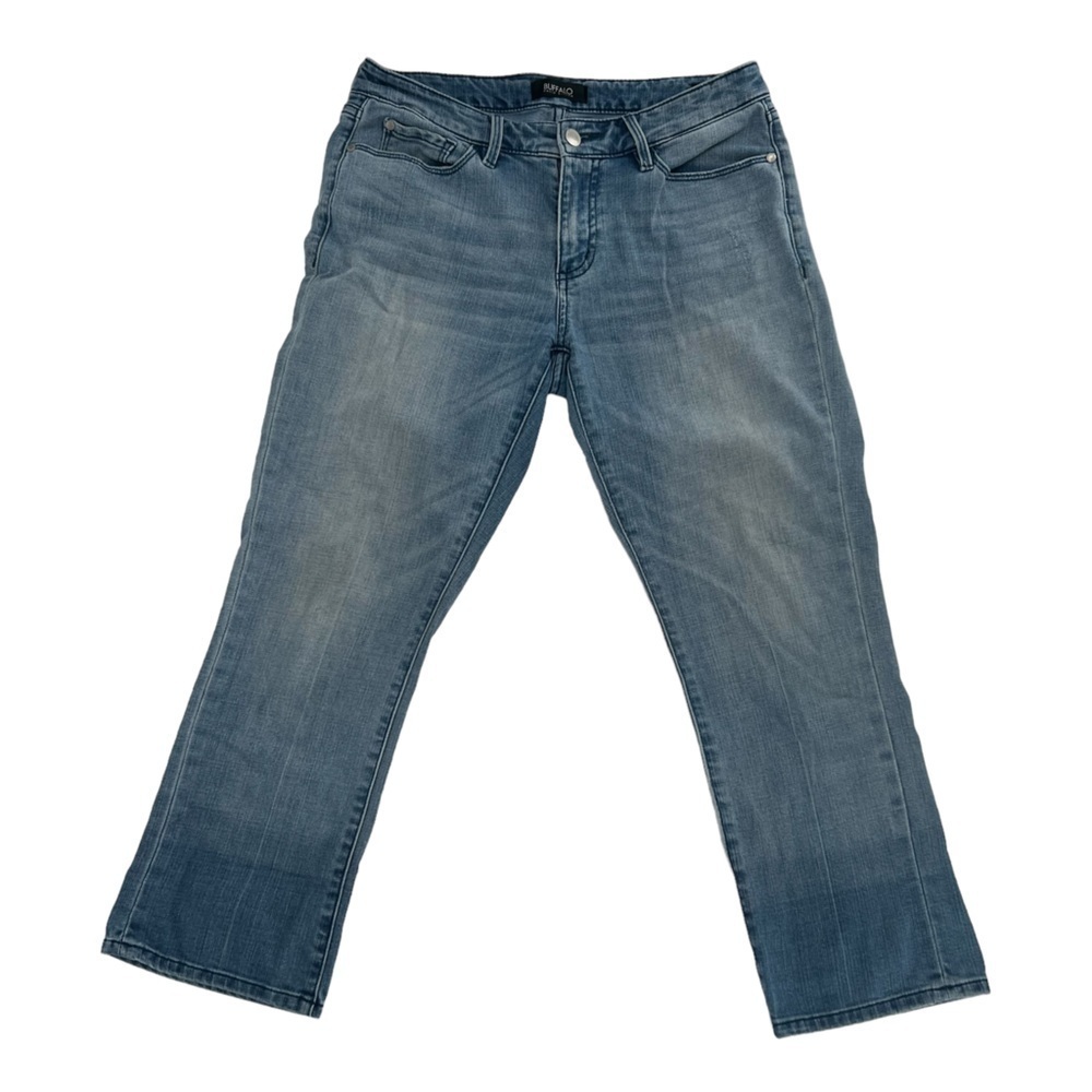 Buffalo David Bitton Hope Mid Rise Cropped Stretch Jeans Size 28 Women's
